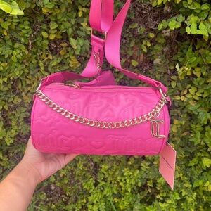 Juicy Couture Fuchsia Mini Barrel Bag